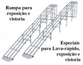 Cód 002 - Rampa para exposição e vistoria - o par